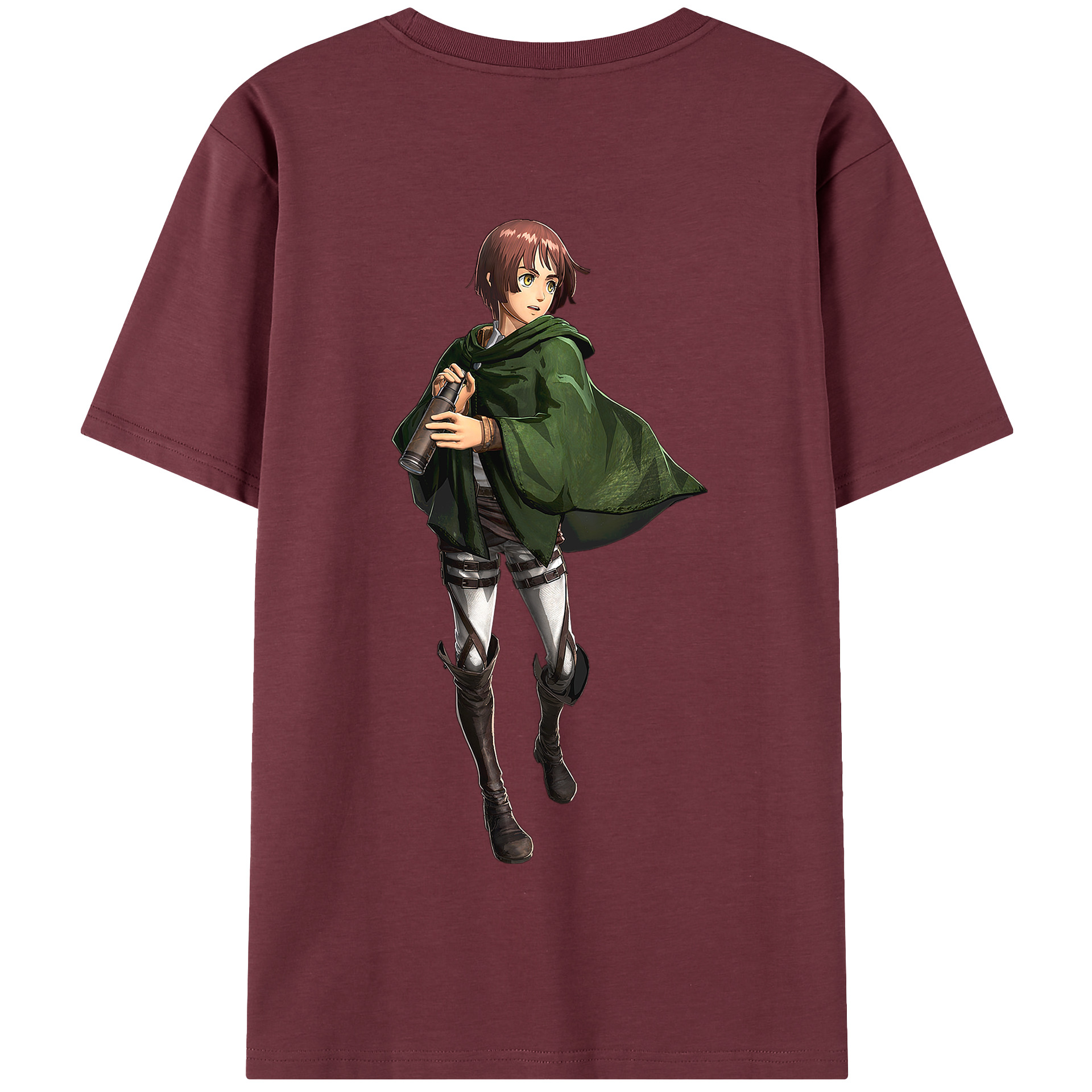 （画像用） 進撃の巨人 Attack on Titan 綿100％半袖Tシャツ（背面プリント）